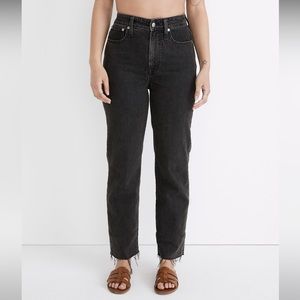 Madewell Curvy Perfect Vintage Straight Jean in Lunar Wash, 28p